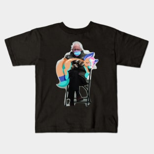 bernie sanders and tyler meme Kids T-Shirt